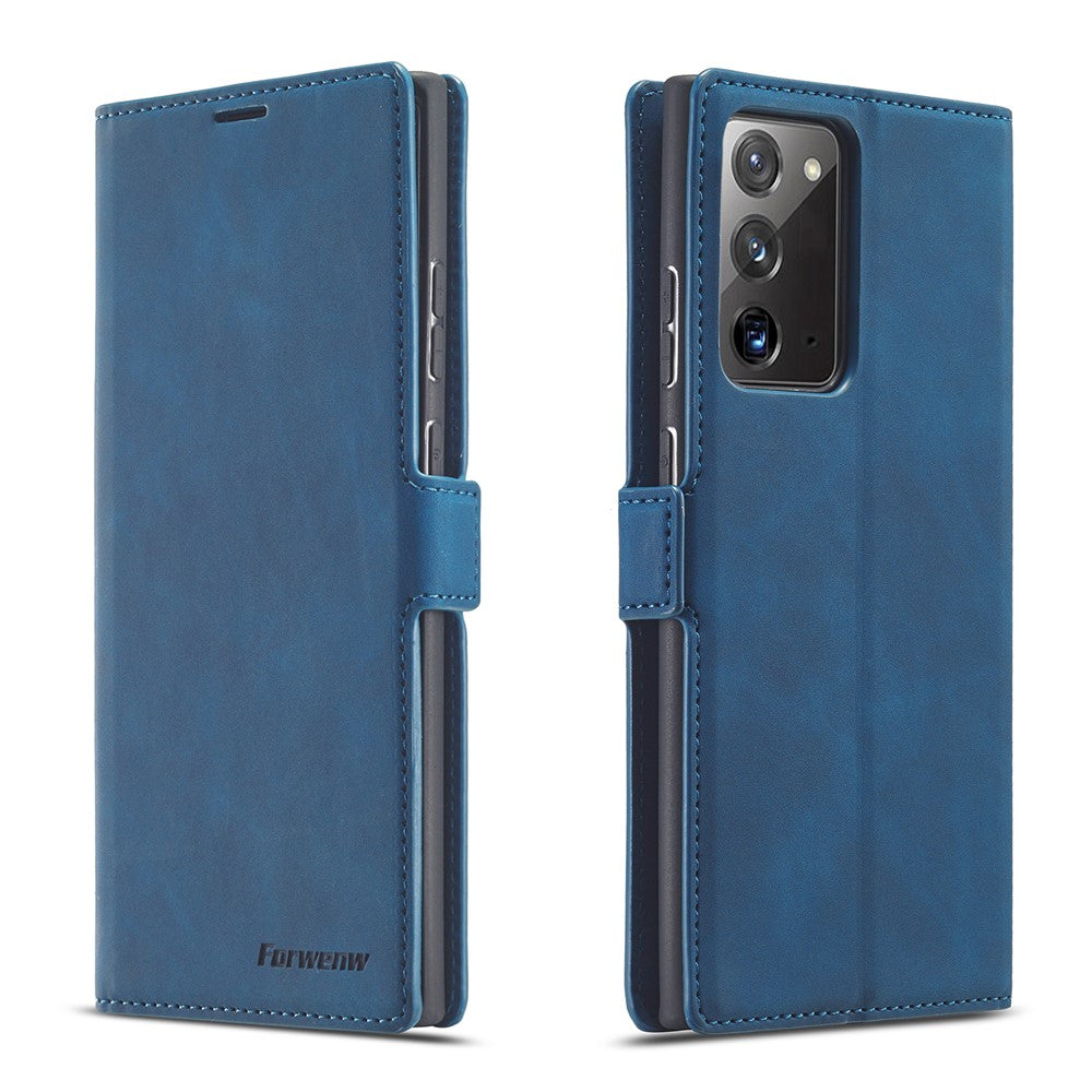 FORWENW Fantasy Series Silky Touch Leather Mobile Phone Shell for Samsung Galaxy Note20/Note20 5G