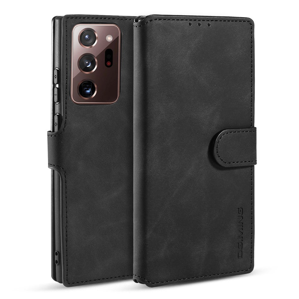 DG.MING Retro Leather Wallet Stand Cover for Samsung Galaxy Note20 Ultra/Note20 Ultra 5G