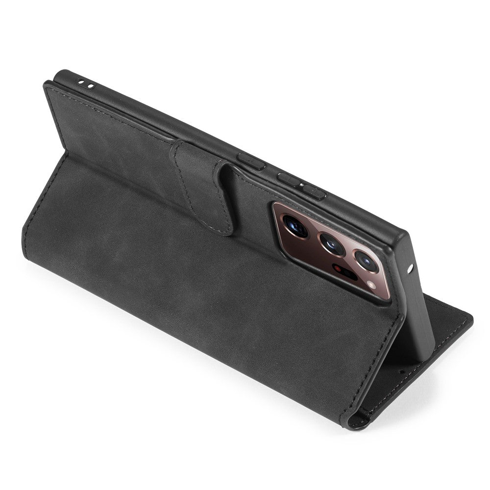 DG.MING Retro Leather Wallet Stand Cover for Samsung Galaxy Note20 Ultra/Note20 Ultra 5G