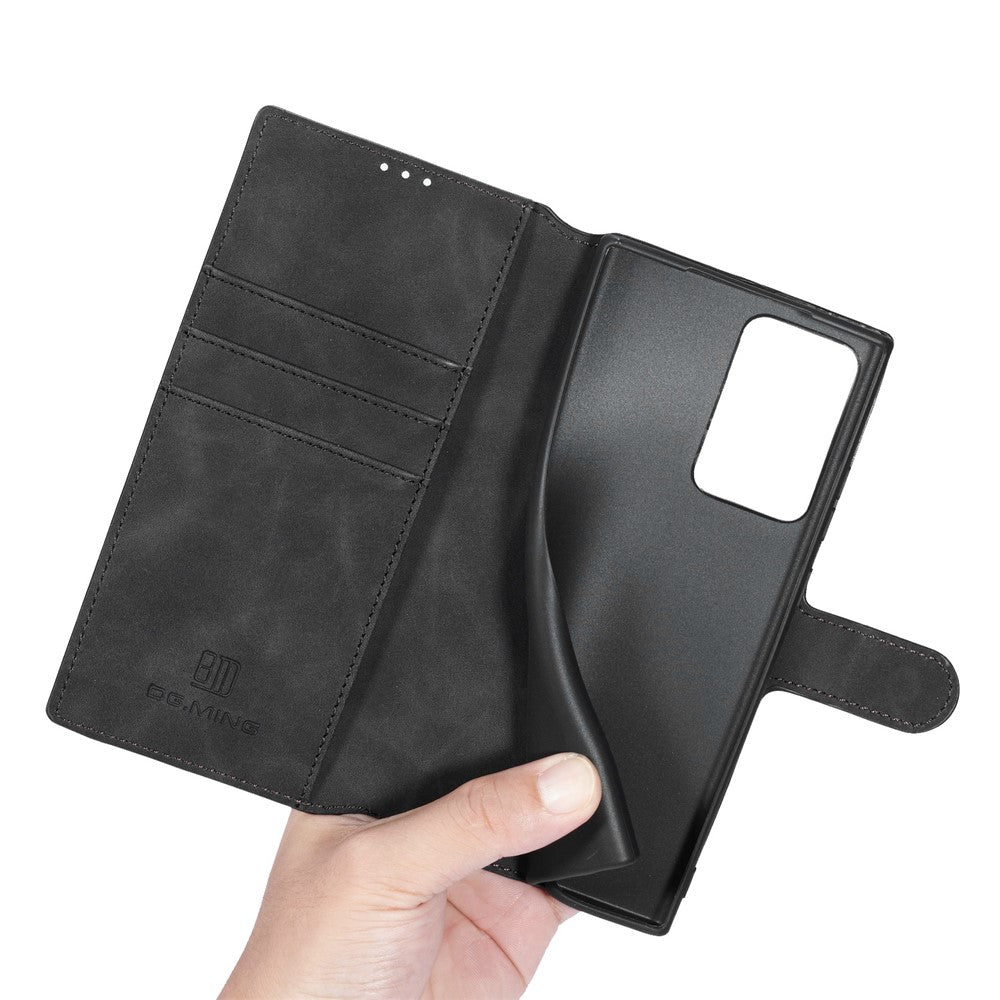 DG.MING Retro Leather Wallet Stand Cover for Samsung Galaxy Note20 Ultra/Note20 Ultra 5G