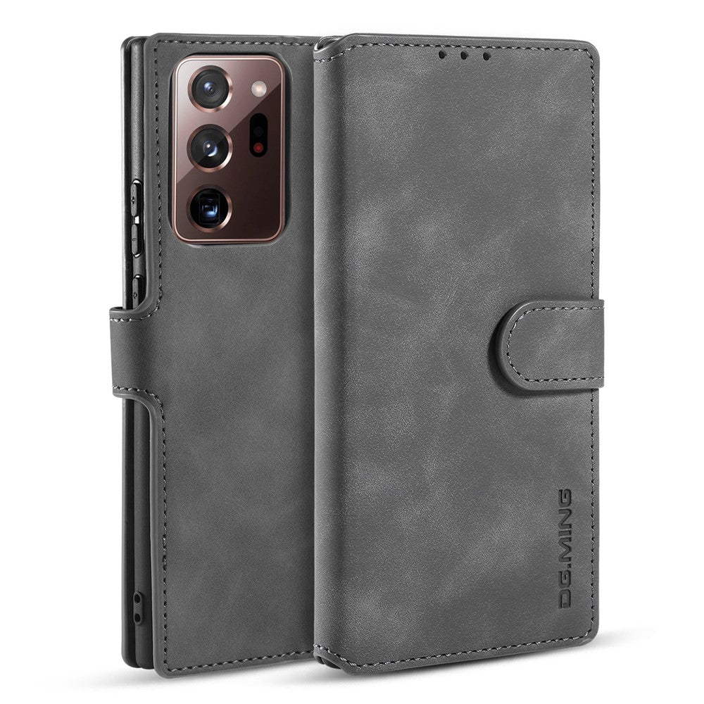 DG.MING Retro Leather Wallet Stand Cover for Samsung Galaxy Note20 Ultra/Note20 Ultra 5G