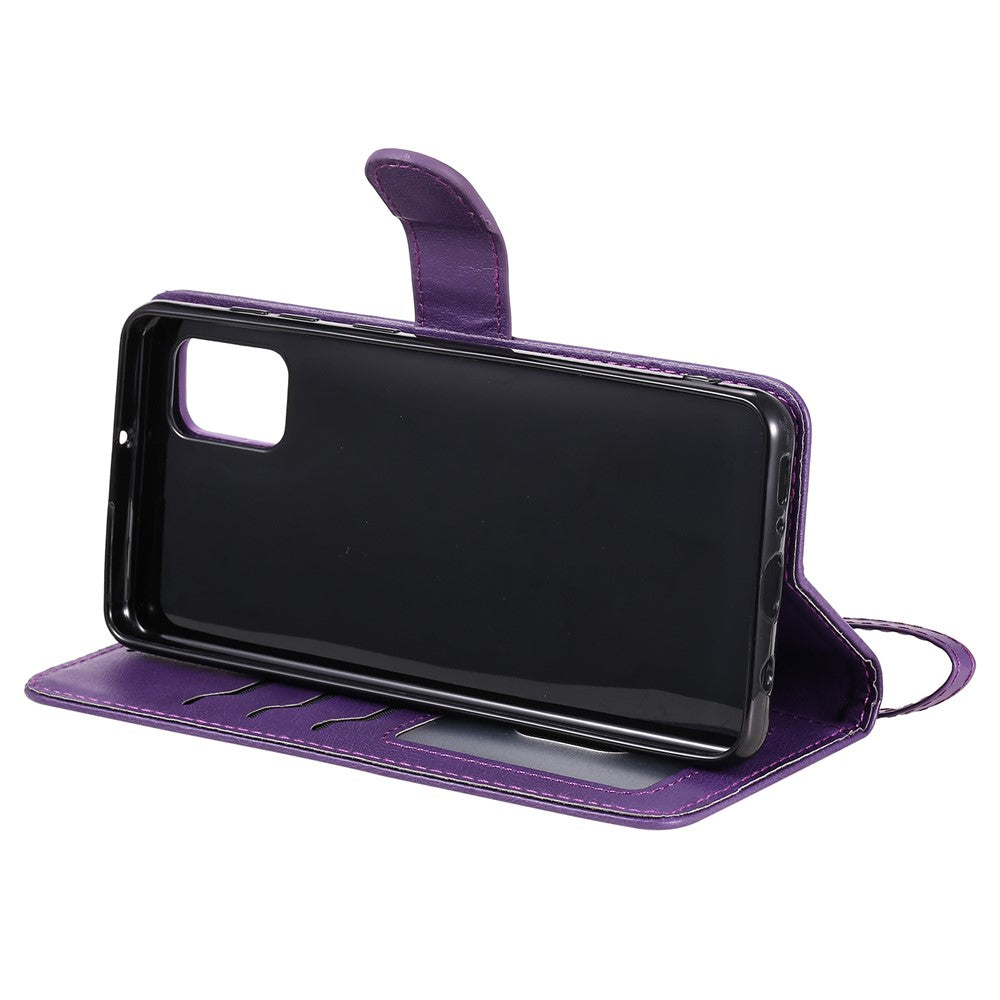For Samsung Galaxy A31 Case 2 in 1 Detachable Magnetic Leather Wallet Mobile Cover with Strap
