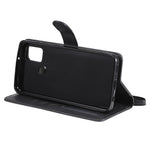 Til Samsung Galaxy A21s cover 2 i 1 aftageligt magnetisk læderpung mobilcover med rem