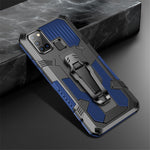 Cool Warrior PC+TPU+Metal Hybrid Cover with Kickstand Belt Clip for Samsung Galaxy A21s