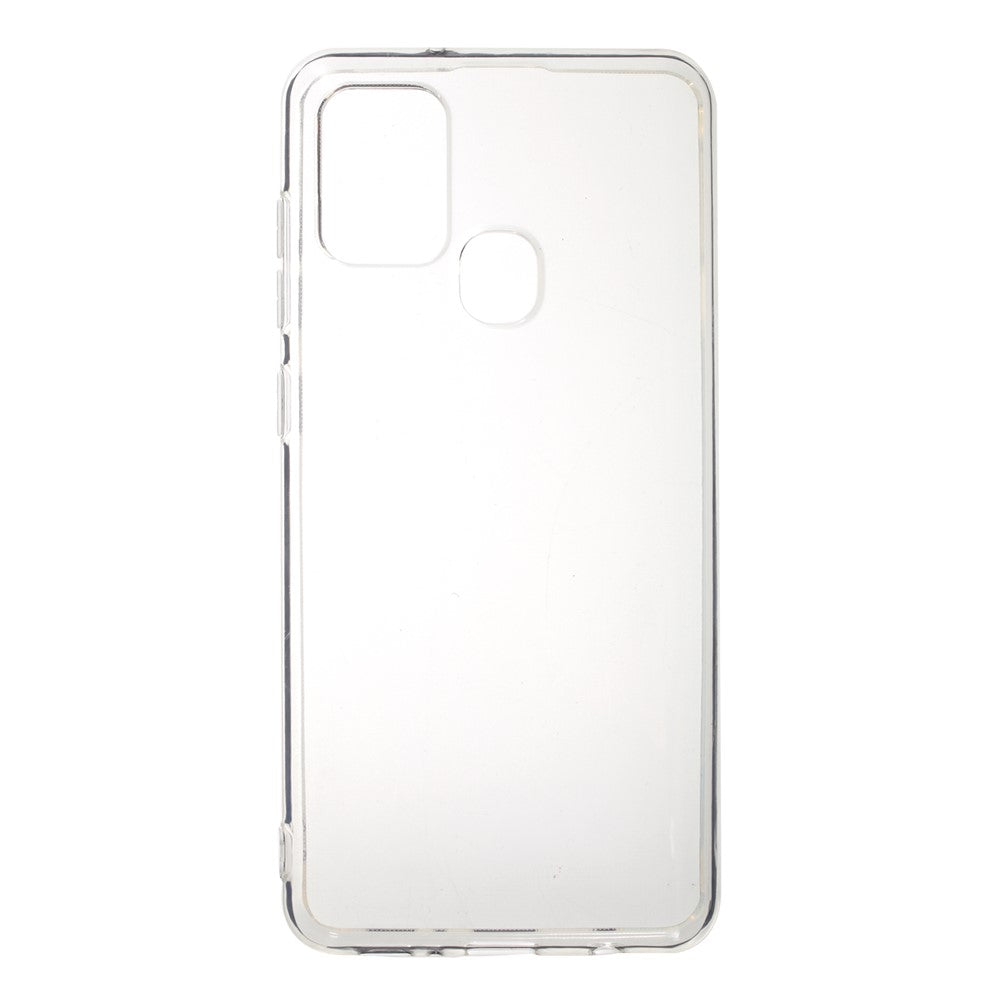 Transparent skridsikkert, tykt, blødt TPU-cover til Samsung Galaxy A21s