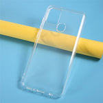 Transparent skridsikkert, tykt, blødt TPU-cover til Samsung Galaxy A21s