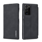 LC.IMEEKE Retro stil læder kortholder cover til Samsung Galaxy Note20 Ultra/Note20 Ultra 5G