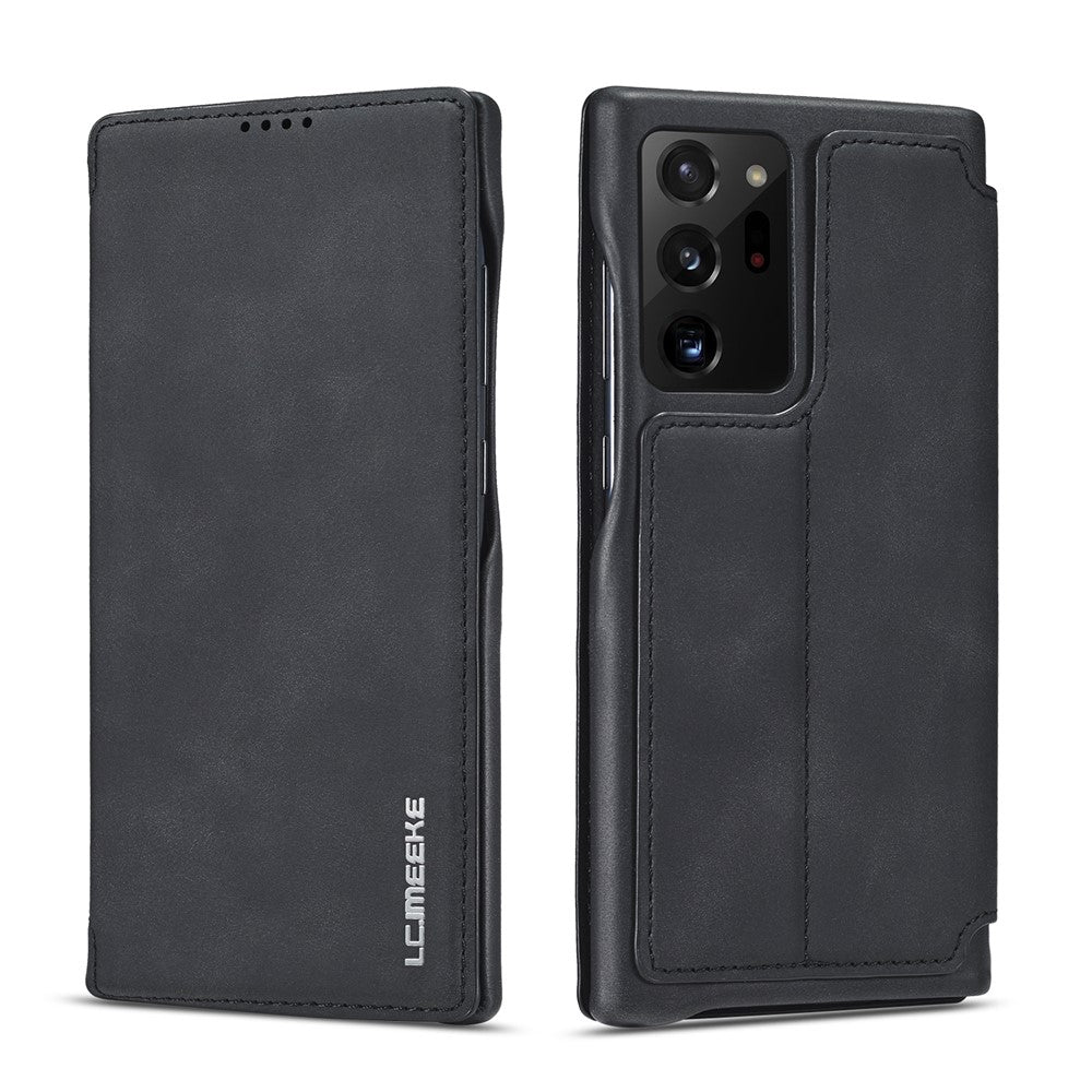 LC.IMEEKE Retro stil læder kortholder cover til Samsung Galaxy Note20 Ultra/Note20 Ultra 5G