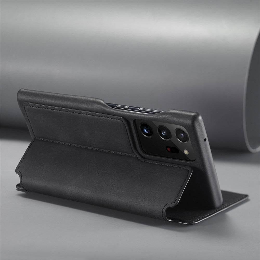LC.IMEEKE Retro stil læder kortholder cover til Samsung Galaxy Note20 Ultra/Note20 Ultra 5G