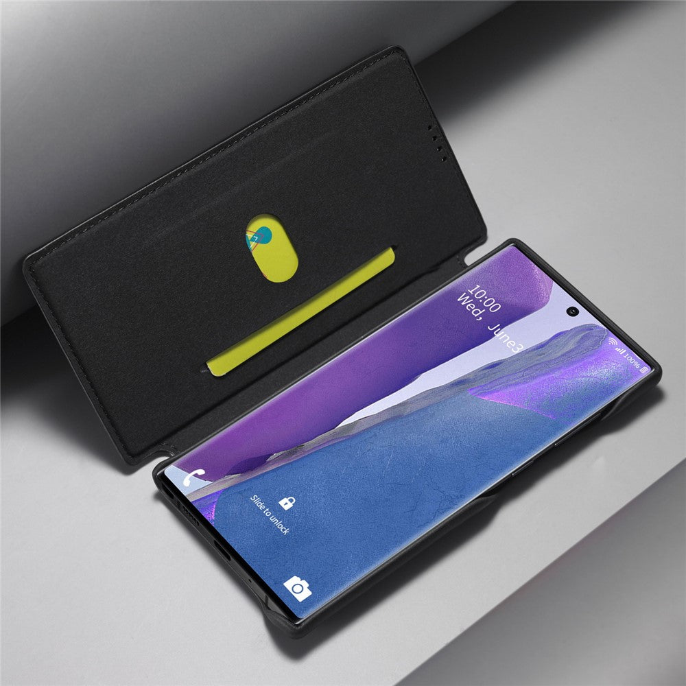 LC.IMEEKE Retro stil læder kortholder cover til Samsung Galaxy Note20 Ultra/Note20 Ultra 5G