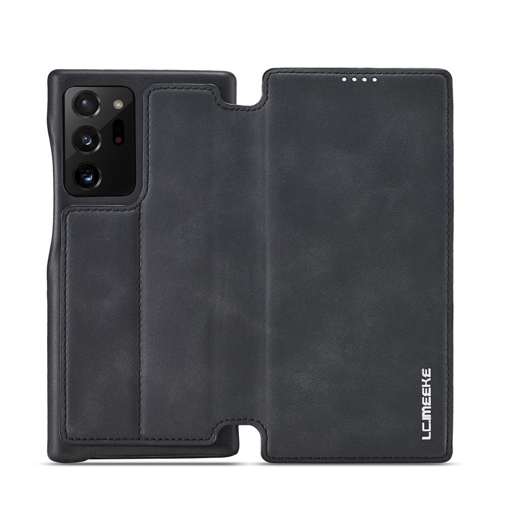 LC.IMEEKE Retro stil læder kortholder cover til Samsung Galaxy Note20 Ultra/Note20 Ultra 5G