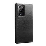QIALINO til Samsung Galaxy Note20 Ultra 5G / Note20 Ultra Ægte okselæder cover Pung Telefon Beskyttelsescover