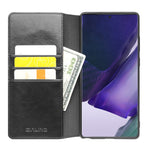 QIALINO For Samsung Galaxy Note20 Ultra 5G / Note20 Ultra Genuine Cowhide Leather Case Wallet Phone Protective Cover