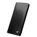 QIALINO For Samsung Galaxy Note20 Ultra 5G / Note20 Ultra Genuine Cowhide Leather Case Wallet Phone Protective Cover