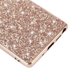 Glitterende pailletter belagt TPU-ramme + PC Hybrid Cover til Samsung Galaxy Note20 4G/5G