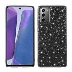 Glitterende pailletter belagt TPU-ramme + PC Hybrid Cover til Samsung Galaxy Note20 4G/5G