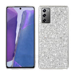 Glittrande paljettpläterad TPU-ram + PC-hybridskal för Samsung Galaxy Note20 4G/5G