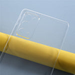 Hybrid PET + TPU + akryl fulddækkende gennemsigtigt cover til Samsung Galaxy Note20 4G/5G