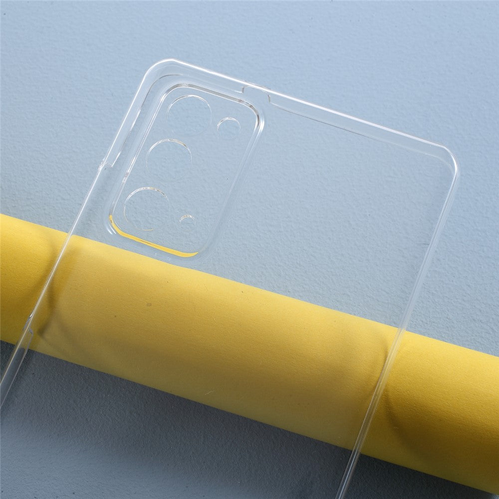 Hybrid PET + TPU + akryl fulddækkende gennemsigtigt cover til Samsung Galaxy Note20 4G/5G