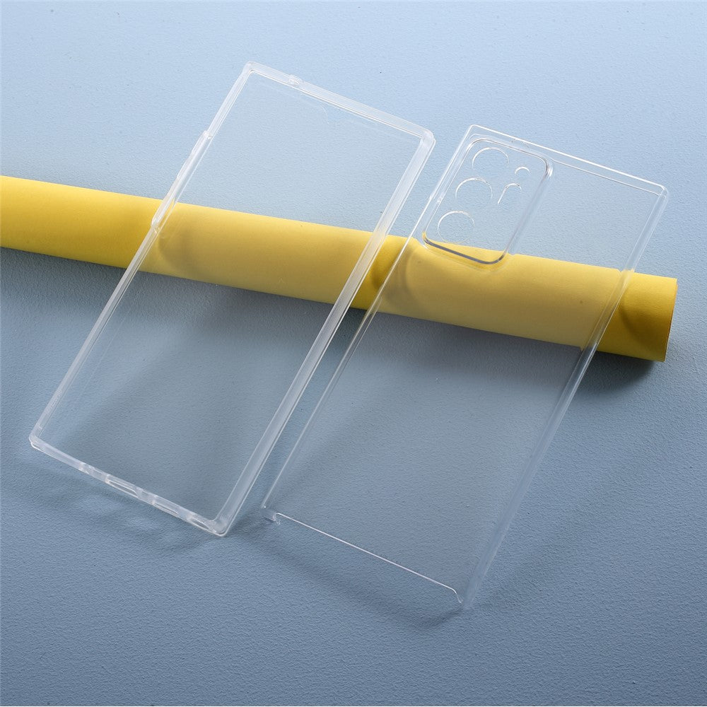 PET + TPU + Acrylic Clear Full Coverage Cover for Samsung Galaxy Note20 Ultra/Note20 Ultra 5G