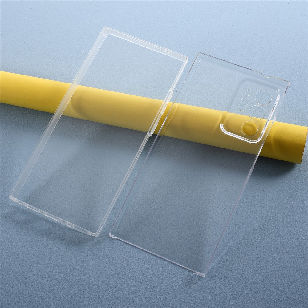 PET + TPU + Acrylic Clear Full Coverage Cover for Samsung Galaxy Note20 Ultra/Note20 Ultra 5G