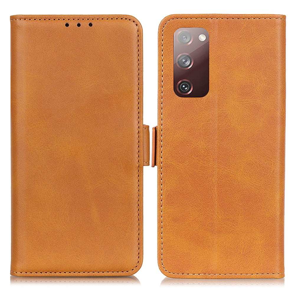 Anti-scratch Shockproof Magnetic Clasp Leather Phone Case Shell for Samsung Galaxy S20 FE 4G/5G/S20 Lite/S20 FE 2022