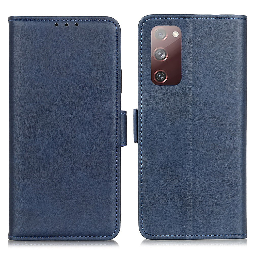 Anti-scratch Shockproof Magnetic Clasp Leather Phone Case Shell for Samsung Galaxy S20 FE 4G/5G/S20 Lite/S20 FE 2022