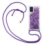 Glitterpulver Kvicksand TPU Bagcover til Samsung Galaxy A51 SM-A515