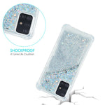 Pure Color Glitter Powder Quicksand TPU Cover til Samsung Galaxy A51 SM-A515
