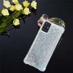 Pure Color Glitter Powder Quicksand TPU Cover til Samsung Galaxy A51 SM-A515