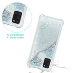 TPU-cover med ren farve, glimmerpulver og kviksand-stil til Samsung Galaxy A21s