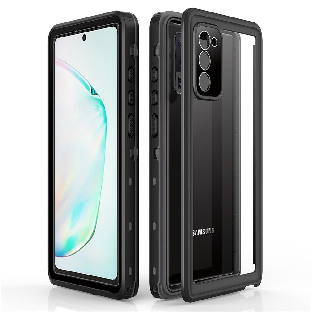 REDPEPPER for Samsung Galaxy Note20 4G/5G IP68 Waterproof Phone Case [Support Fingerprint Unlock ] [Clear Back]
