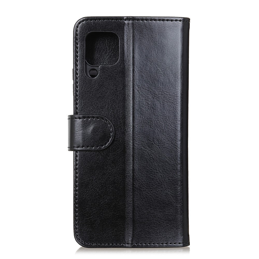 For Samsung Galaxy A42 5G Crazy Horse Texture Leather Wallet Phone Case