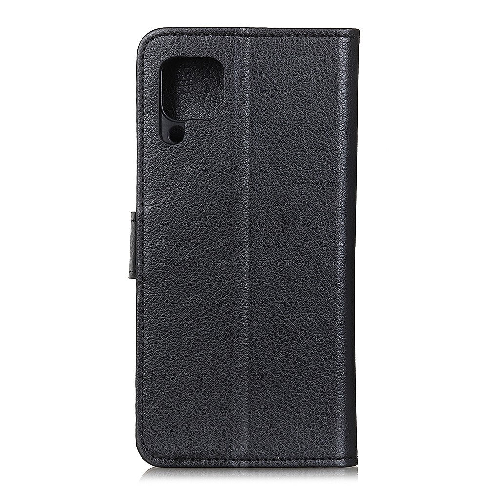 Litchi Skin Texture Wallet Leather Stand Protective Case for Samsung Galaxy A42 5G