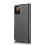 DG.MING Detachable 2-in-1 Split Leather Wallet Shell + PC Back Case for Samsung Galaxy S20 FE 4G / 5G / S20 Lite / S20 FE 2022