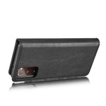 DG.MING Detachable 2-in-1 Split Leather Wallet Shell + PC Back Case for Samsung Galaxy S20 FE 4G / 5G / S20 Lite / S20 FE 2022