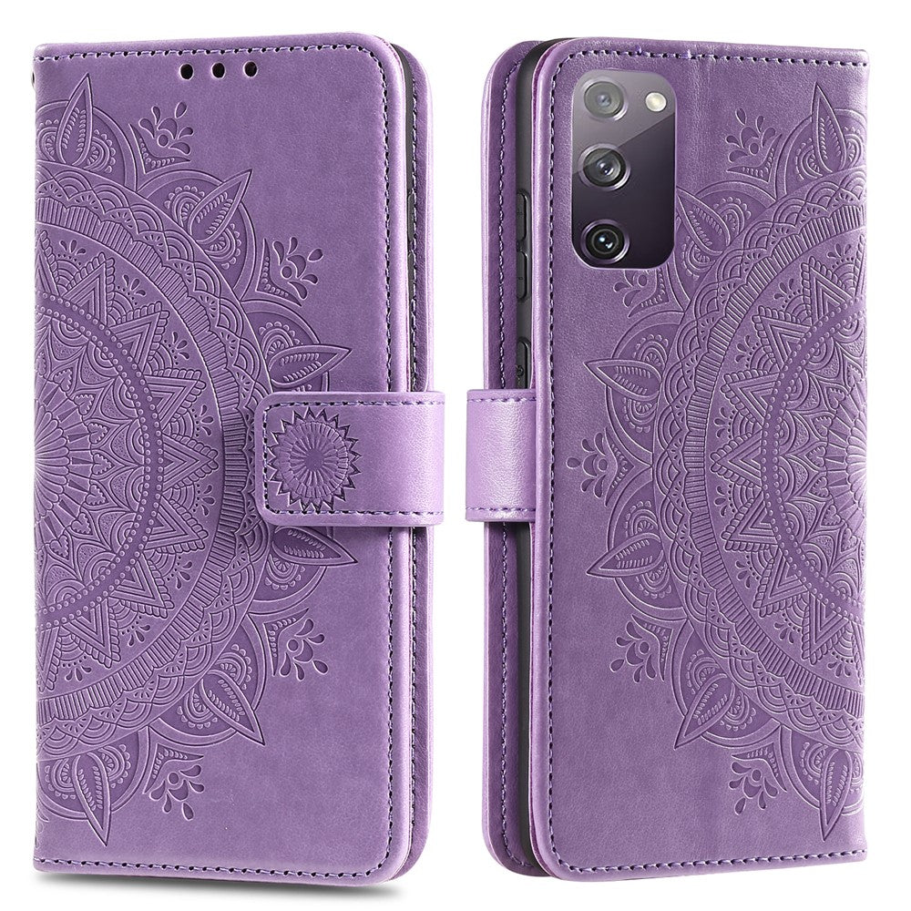 Imprint Flower Leather Cover for Samsung Galaxy S20 FE 4G/5G/S20 Lite/S20 FE 2022