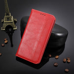 Lædercover til Samsung Galaxy A42 5G med pung og stander i vintage-stil