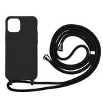 Mjukt TPU-skal med multifunktionsrem för iPhone 12/12 Pro-fodral