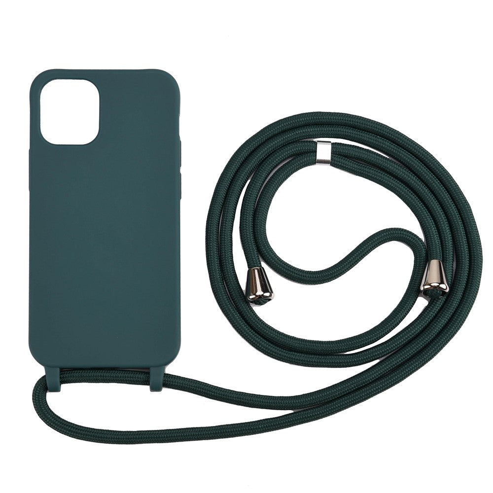 Mjukt TPU-skal med multifunktionsrem för iPhone 12/12 Pro-fodral