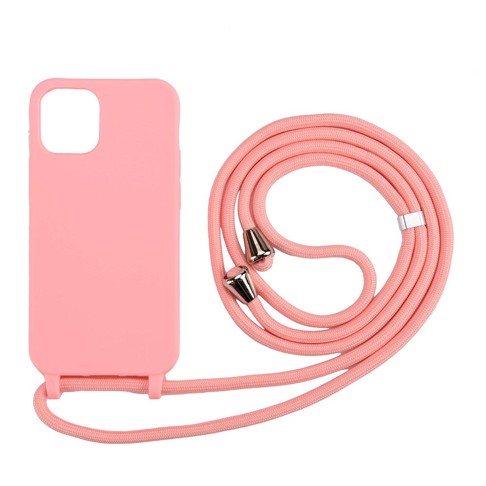 Mjukt TPU-skal med multifunktionsrem för iPhone 12/12 Pro-fodral