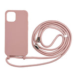 Mjukt TPU-skal med multifunktionsrem för iPhone 12/12 Pro-fodral