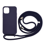 Mjukt TPU-skal med multifunktionsrem för iPhone 12/12 Pro-fodral