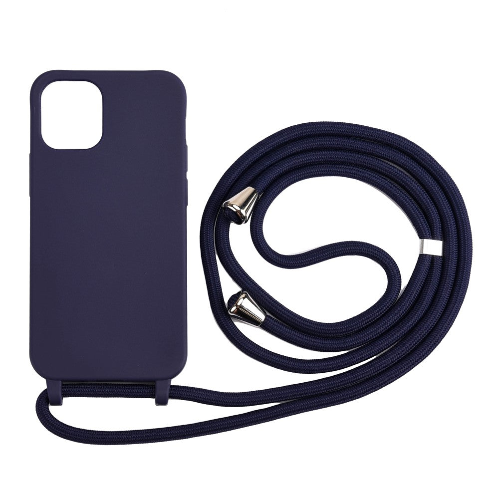 Mjukt TPU-skal med multifunktionsrem för iPhone 12/12 Pro-fodral