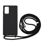 Blødt beskyttende TPU-cover med strop til Samsung Galaxy Note20 4G/5G telefoncover