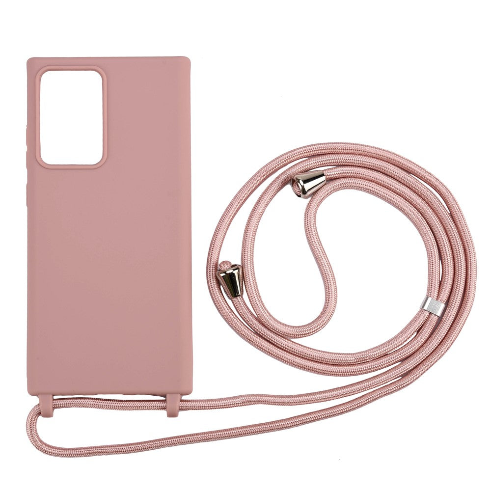 Soft TPU Case with Lanyard for Samsung Galaxy Note20 Ultra /Note20 Ultra 5G Shell