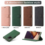 FORWENW F1 Series læderpung med standercover til Samsung Galaxy Note20 4G/5G