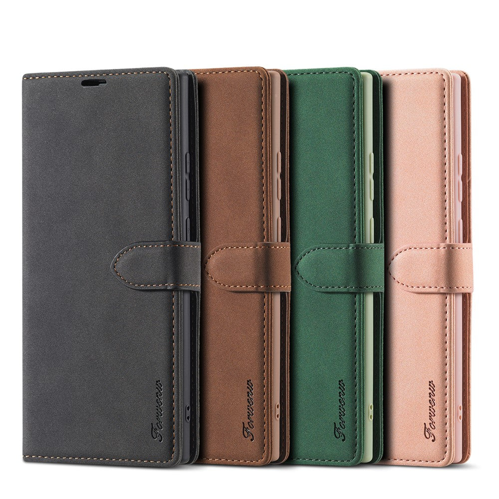 FORWENW F1 Series læderpung med standercover til Samsung Galaxy Note20 4G/5G
