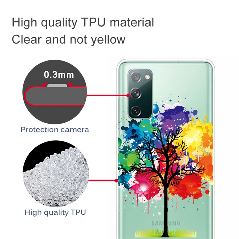 For Samsung Galaxy S20 FE 4G/5G/S20 Lite/S20 FE 2022 Phone Case Pattern Printed IMD TPU Phone Protector