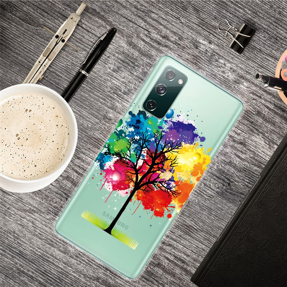 For Samsung Galaxy S20 FE 4G/5G/S20 Lite/S20 FE 2022 Phone Case Pattern Printed IMD TPU Phone Protector